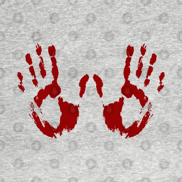 Bloody Handprints by HotHibiscus
